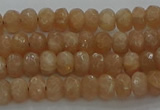 CMS1090 15.5 inches 4*6mm faceted rondelle moonstone beads