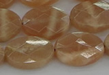 CMS1107 15.5 inches 13*18mm faceted oval moonstone gemstone beads