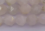 CMS1156 15.5 inches 12mm faceted nuggets white moonstone beads