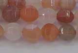 CMS1167 15.5 inches 8mm faceted round rainbow moonstone beads