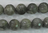 CMS126 15.5 inches 14mm faceted round moonstone gemstone beads