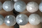 CMS1457 15.5 inches 8mm faceted round AB-color moonstone beads