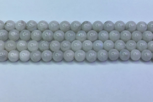 CMS1490 15.5 inches 6mm round white moonstone beads wholesale