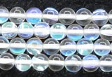 CMS1501 15.5 inches 6mm round synthetic moonstone beads wholesale