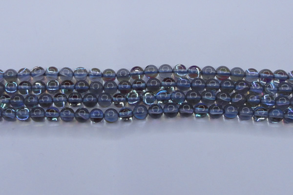 CMS1512 15.5 inches 8mm round synthetic moonstone beads wholesale