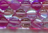 CMS1544 15.5 inches 12mm round synthetic moonstone beads wholesale