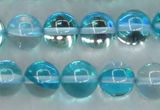 CMS1553 15.5 inches 10mm round synthetic moonstone beads wholesale