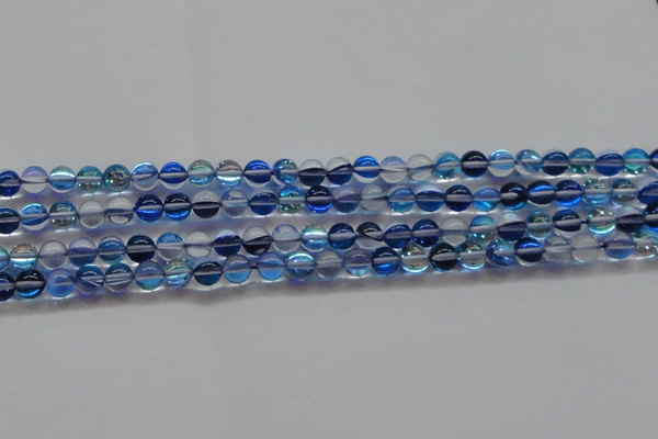 CMS1581 15.5 inches 6mm round synthetic moonstone beads wholesale