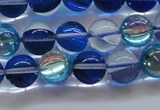 CMS1583 15.5 inches 10mm round synthetic moonstone beads wholesale