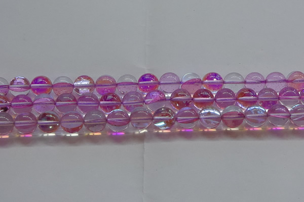 CMS1594 15.5 inches 12mm round synthetic moonstone beads wholesale