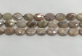 CMS1802 15.5 inches 15*20mm faceted oval AB-color moonstone beads