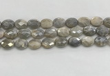 CMS1813 15.5 inches 12*16mm faceted oval AB-color moonstone beads