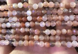 CMS1890 15.5 inches 5.5mm faceted round rainbow moonstone beads