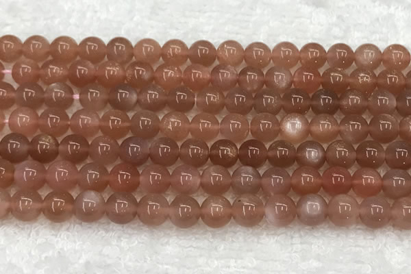 CMS1897 15.5 inches 8mm round moonstone gemstone beads