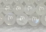 CMS1906 15.5 inches 6mm round white moonstone gemstone beads