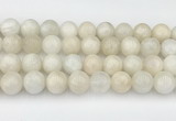 CMS2030 15.5 inches 12mm round white moonstone beads wholesale