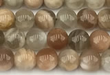 CMS2086 15 inches 6mm round moonstone gemstone beads