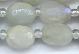 CMS2130 15 inches 8*10mm - 9*12mm faceted nuggets AB-color moonstone beads