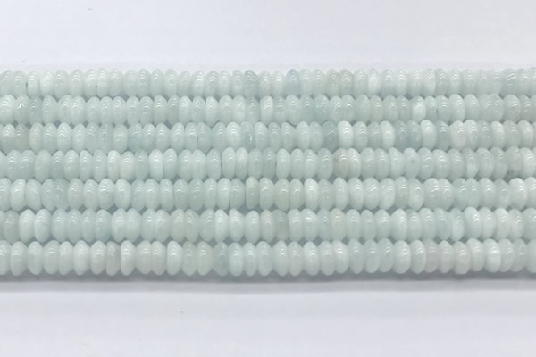 CMS2135 15 inches 2.5*6mm rondelle blue moonstone beads