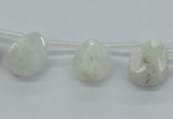 CMS215 15.5 inches 12*16mm faceted teardrop moonstone beads wholesale