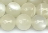 CMS2155 15 inches 10mm round white moonstone beads