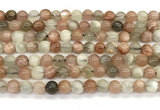 CMS2266 15 inches 6mm round rainbow moonstone beads wholesale