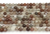 CMS2272 15 inches 4mm round rainbow moonstone gemstone beads