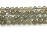 CMS2296 15 inches 10mm round grey moonstone beads wholesale