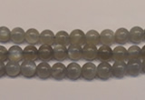 CMS301 15.5 inches 6mm round natural grey moonstone beads wholesale