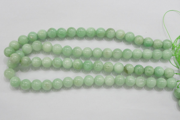 CMS405 15.5 inches 12mm round green moonstone beads wholesale