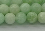 CMS412 15.5 inches 8mm round green moonstone beads wholesale