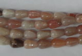 CMS514 15.5 inches 6*9mm teardrop moonstone beads wholesale