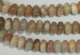 CMS518 15.5 inches 4*8mm rondelle moonstone beads wholesale