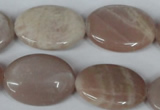 CMS540 15.5 inches 18*25mm oval moonstone beads wholesale