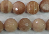 CMS63 15.5 inches 16mm faceted round moonstone gemstone beads