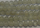 CMS651 15.5 inches 6mm round grey moonstone beads wholesale