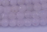 CMS661 15.5 inches 6mm faceted round white moonstone beads