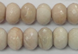 CMS68 15.5 inches 12*16mm faceted rondelle moonstone gemstone beads