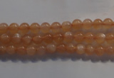 CMS731 15.5 inches 6mm round A grade natural peach moonstone beads