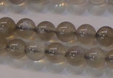 CMS851 15.5 inches 6mm round natural black moonstone beads