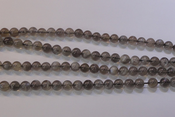 CMS852 15.5 inches 8mm round natural black moonstone beads