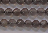 CMS858 15.5 inches 6mm round A grade natural black moonstone beads