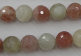 CMS881 15.5 inches 12mm faceted round moonstone gemstone beads