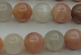 CMS892 15.5 inches 8mm round moonstone gemstone beads wholesale