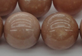 CMS938 15.5 inches 20mm round A grade moonstone gemstone beads