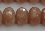 CMS954 15.5 inches 10*14mm faceted rondelle A grade moonstone beads