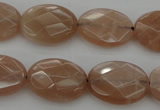 CMS966 15.5 inches 10*14mm faceted oval A grade moonstone beads