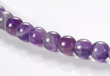 CNA01 6mm round AB grade natural amethyst quartz beads Wholesale