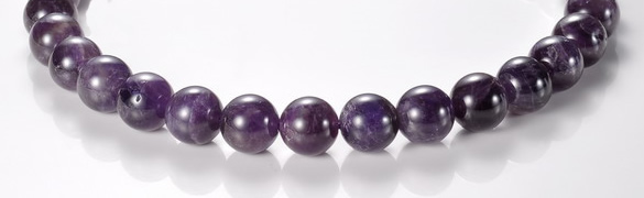 CNA05 AB grade 14mm round natural amethyst quartz bead Wholesale