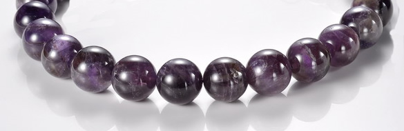 CNA07 AB grade natural amethyst 18mm round quartz bead Wholesale